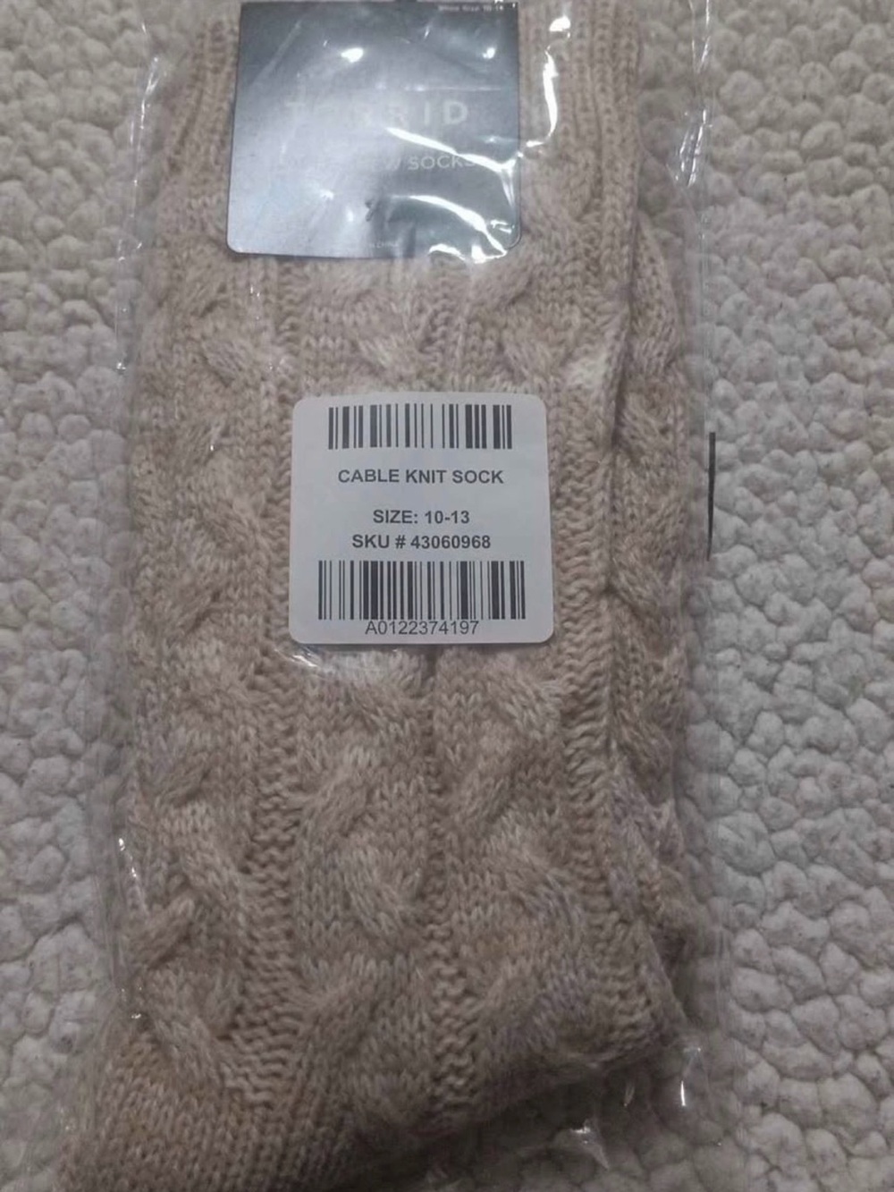 Socks - Cable Crew